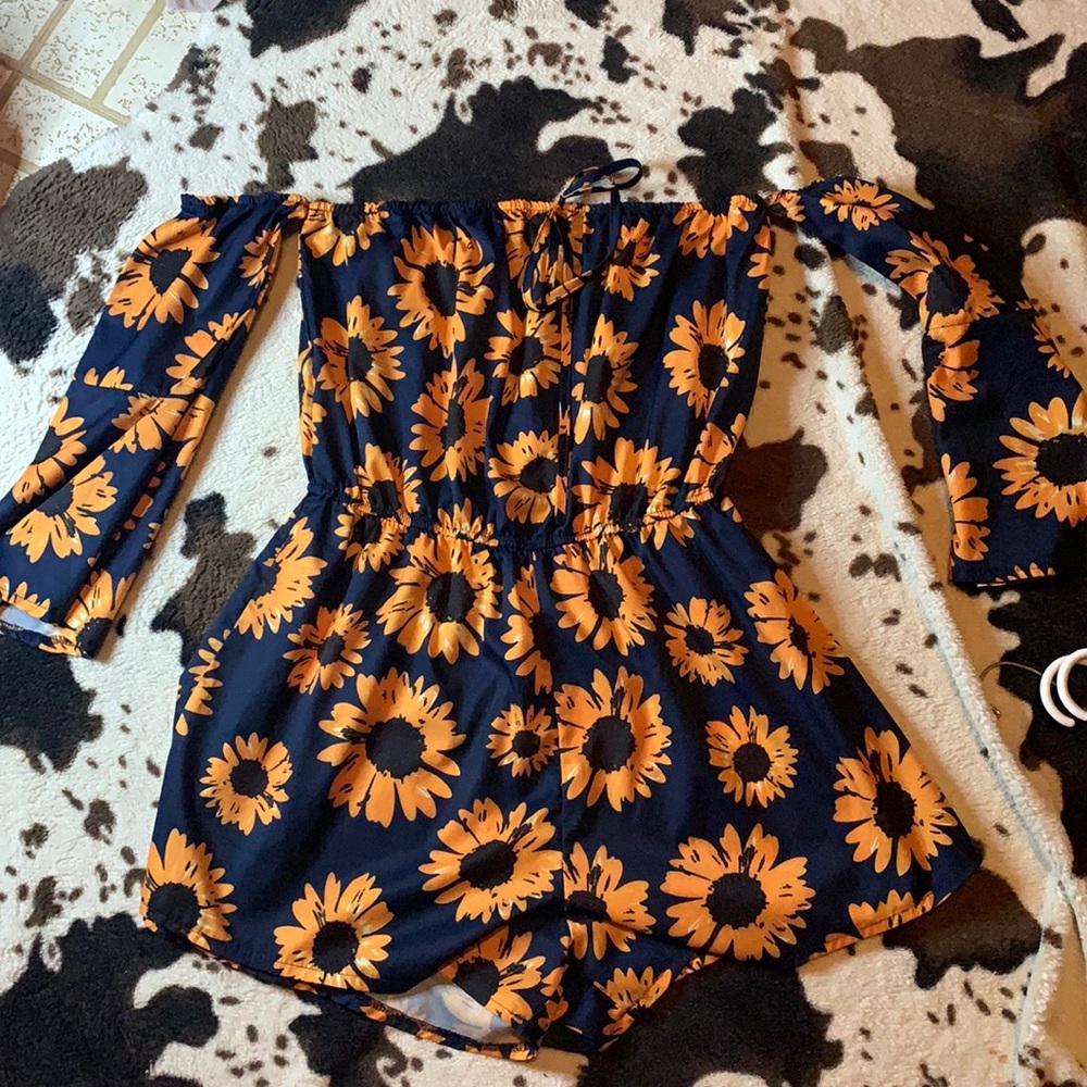 Sunflower romper